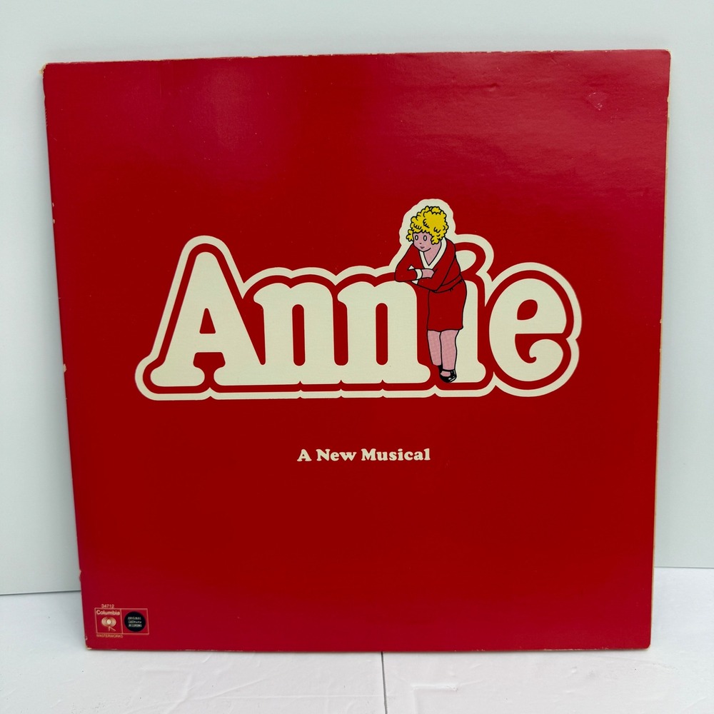 Annie A New‎ Musical Original Cast Recording Vinyl LP Columbia Masterworks JS